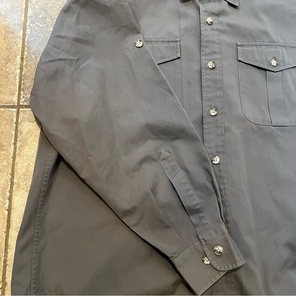 Willis & Geiger Mens Gray Safari Outdoor/Hunting Button Down Shirt- Size Large - Picture 8 of 10